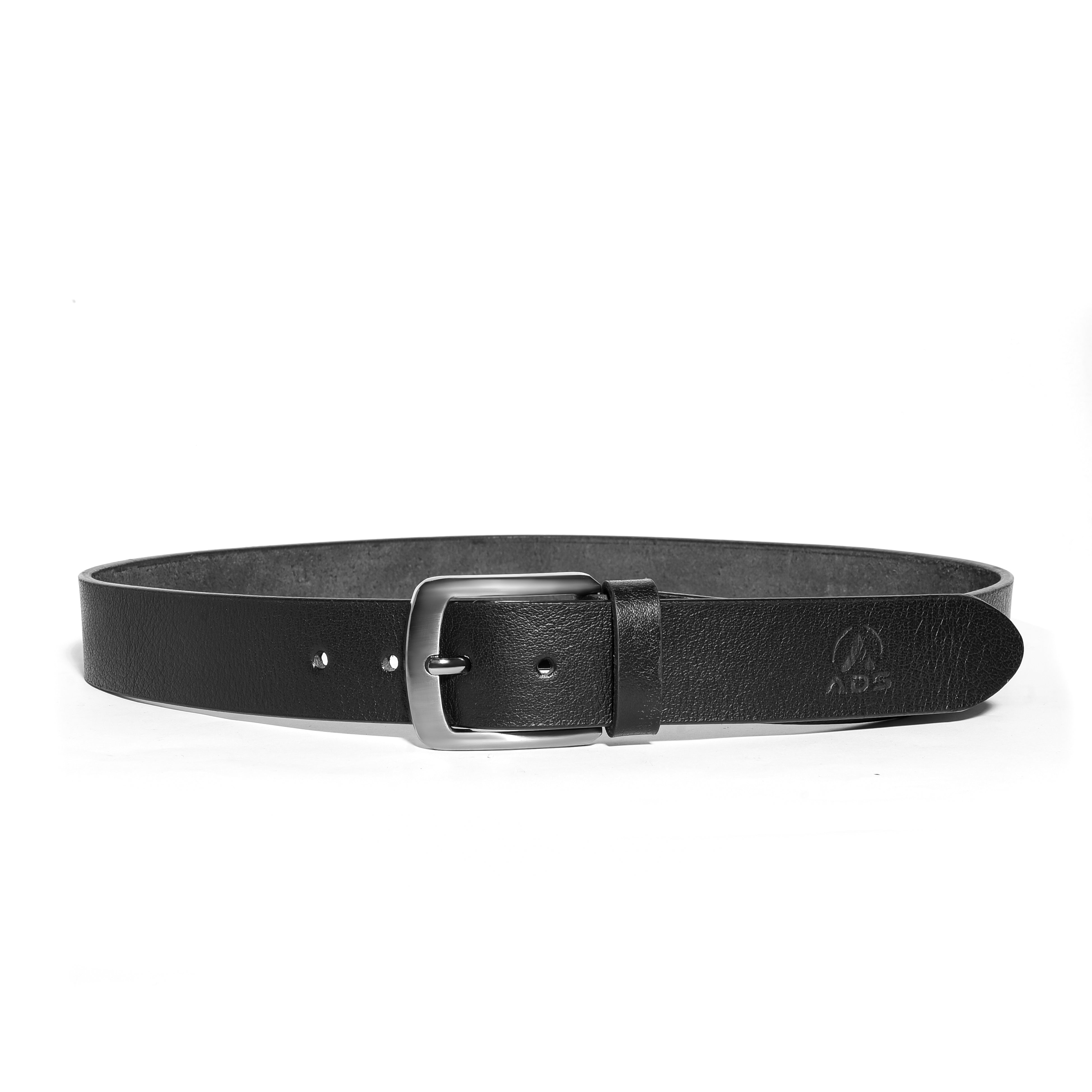 Full Grain Softy Leather Belt Black Art #666