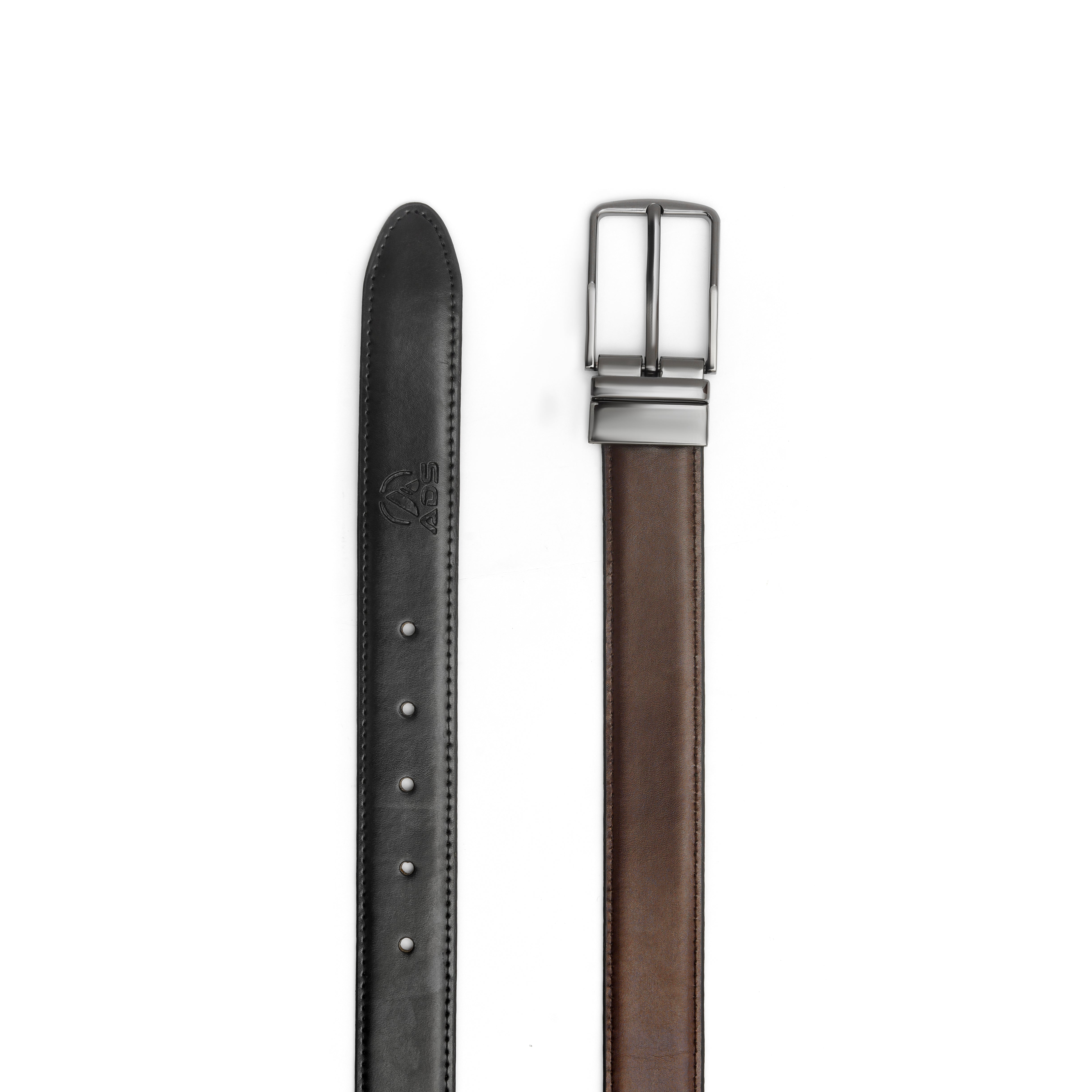 2-in-1 Pure Leather Belt Art #806
