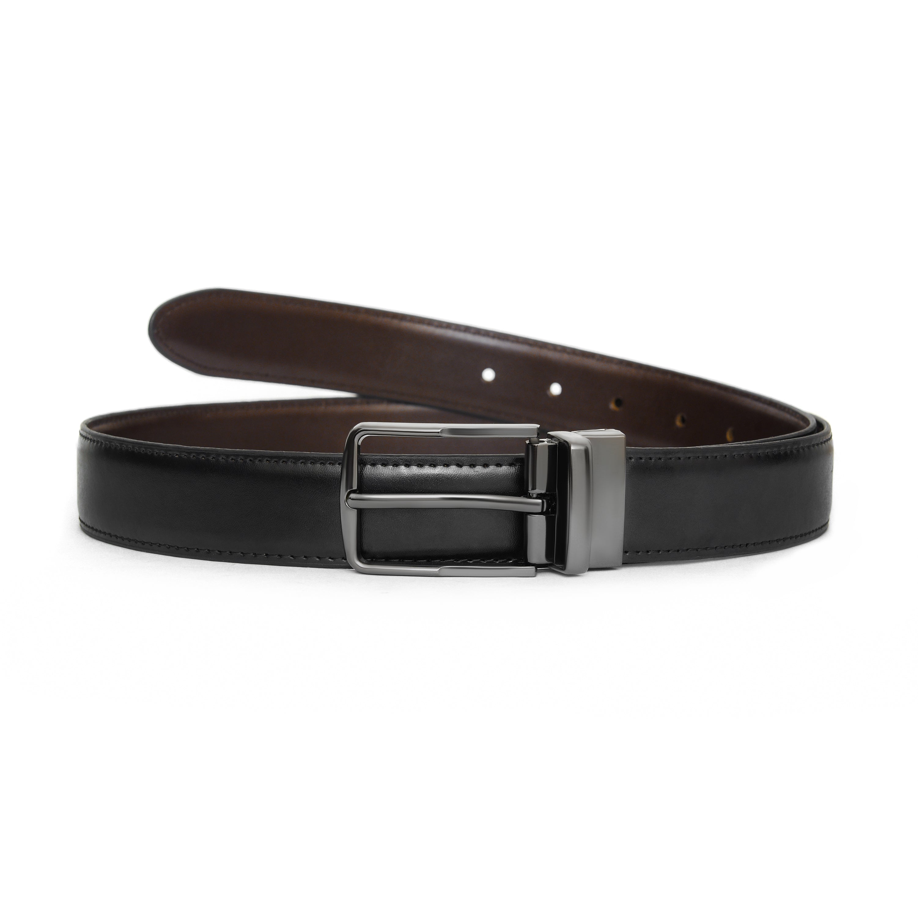 2-in-1 Pure Leather Belt Art #806