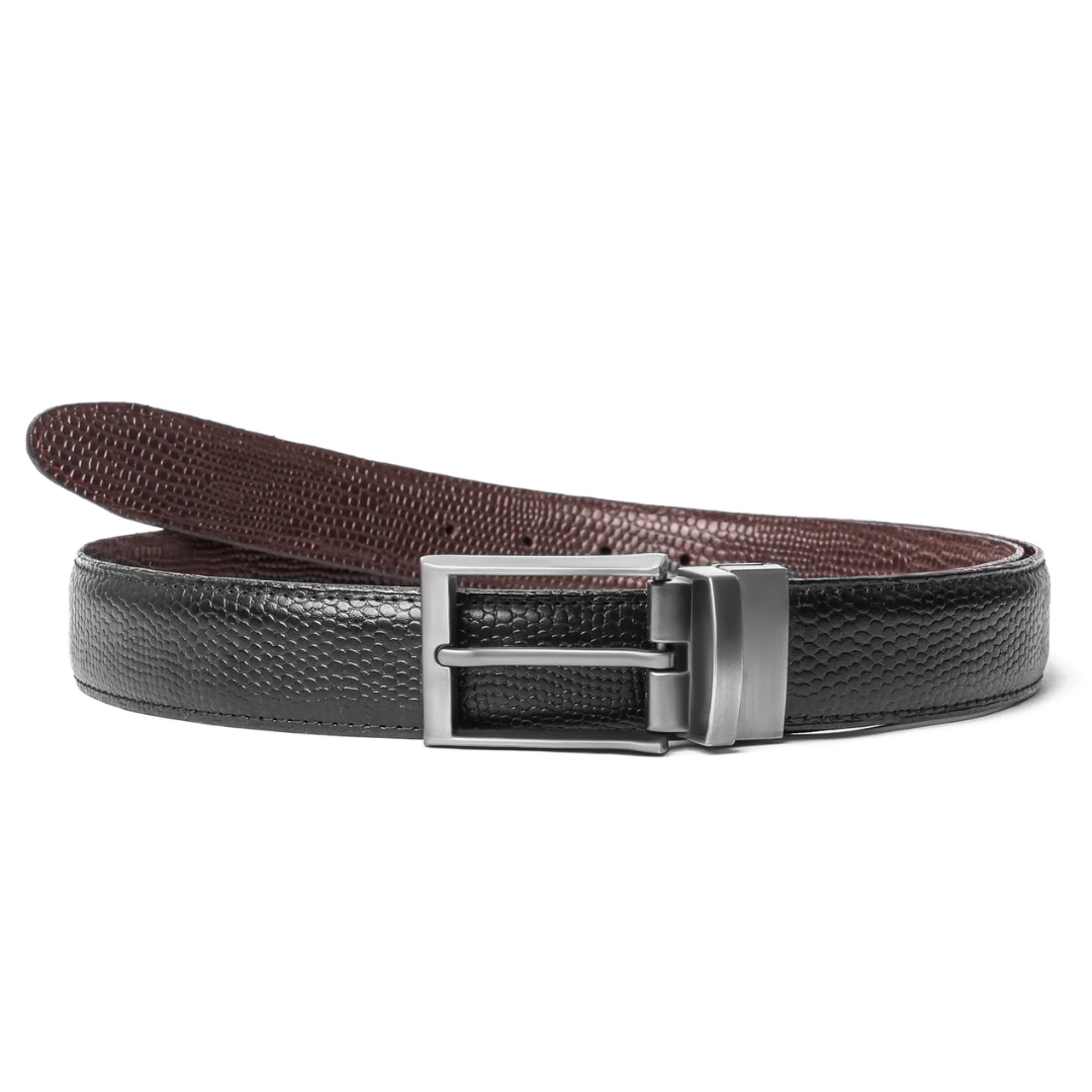 2-in-1 Reversible Belt Snake Texture Art