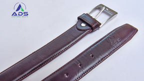 High Chrome 100% Leather Belt Brown Art #591