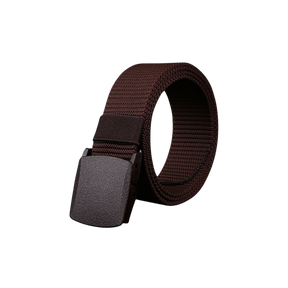 Mens Casual Nylon Belt Brown Art #918