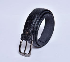 Fashion Texture Belt Black Art #316