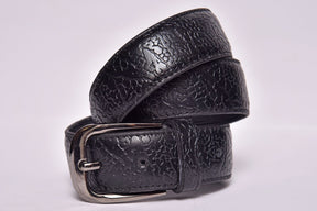 Fashion Texture Belt Black Art #316