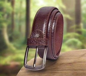 Fashion Texture Belt Brown Art #317