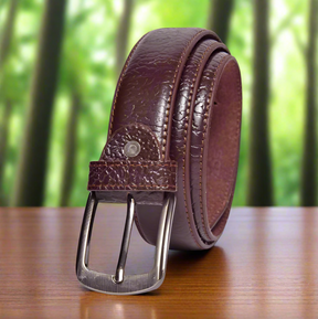 Fashion Texture Belt Brown Art #317