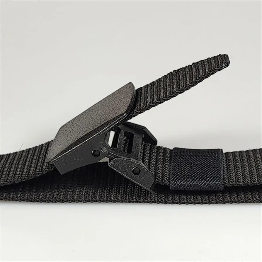 Mens Casual Nylon Belt Black Art #918