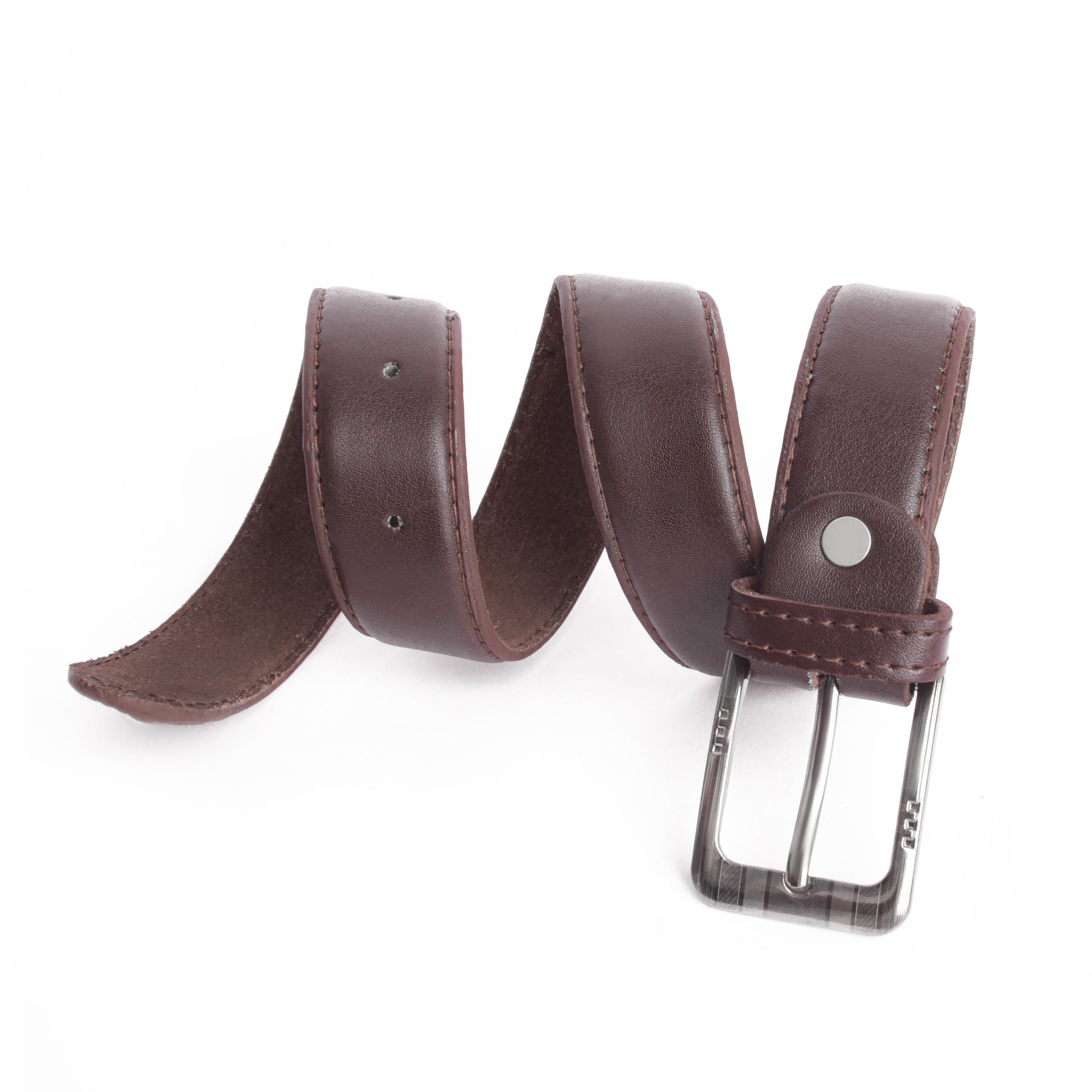 Kids Leather Belt Brown