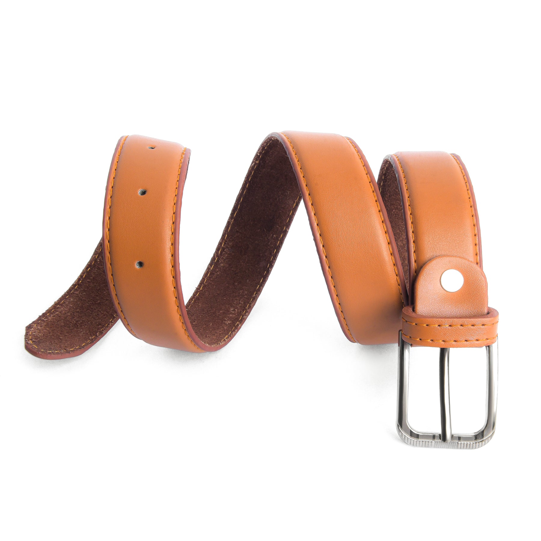 Kids Leather Belt Tan