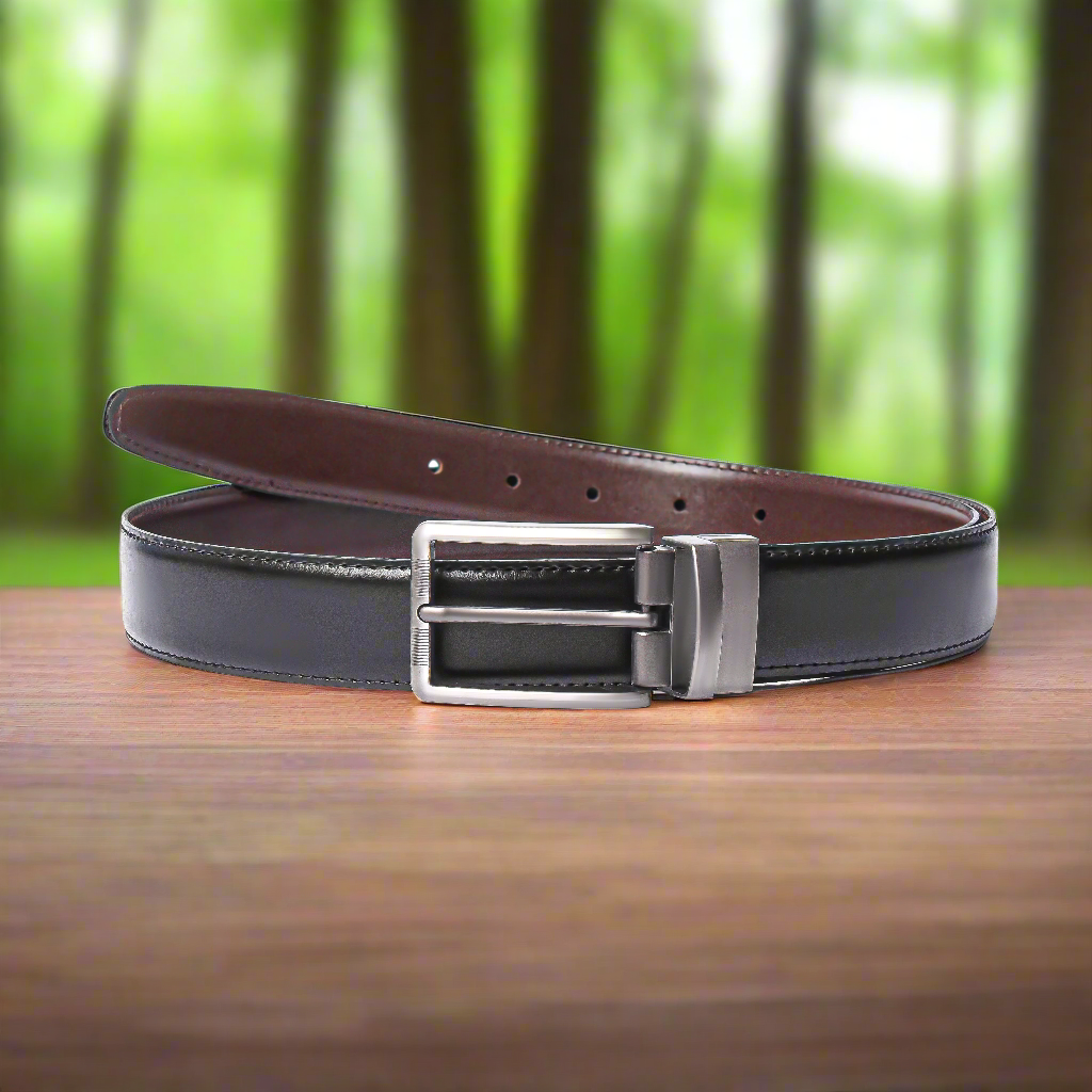 2-in-1 Pure Leather Belt Art #806