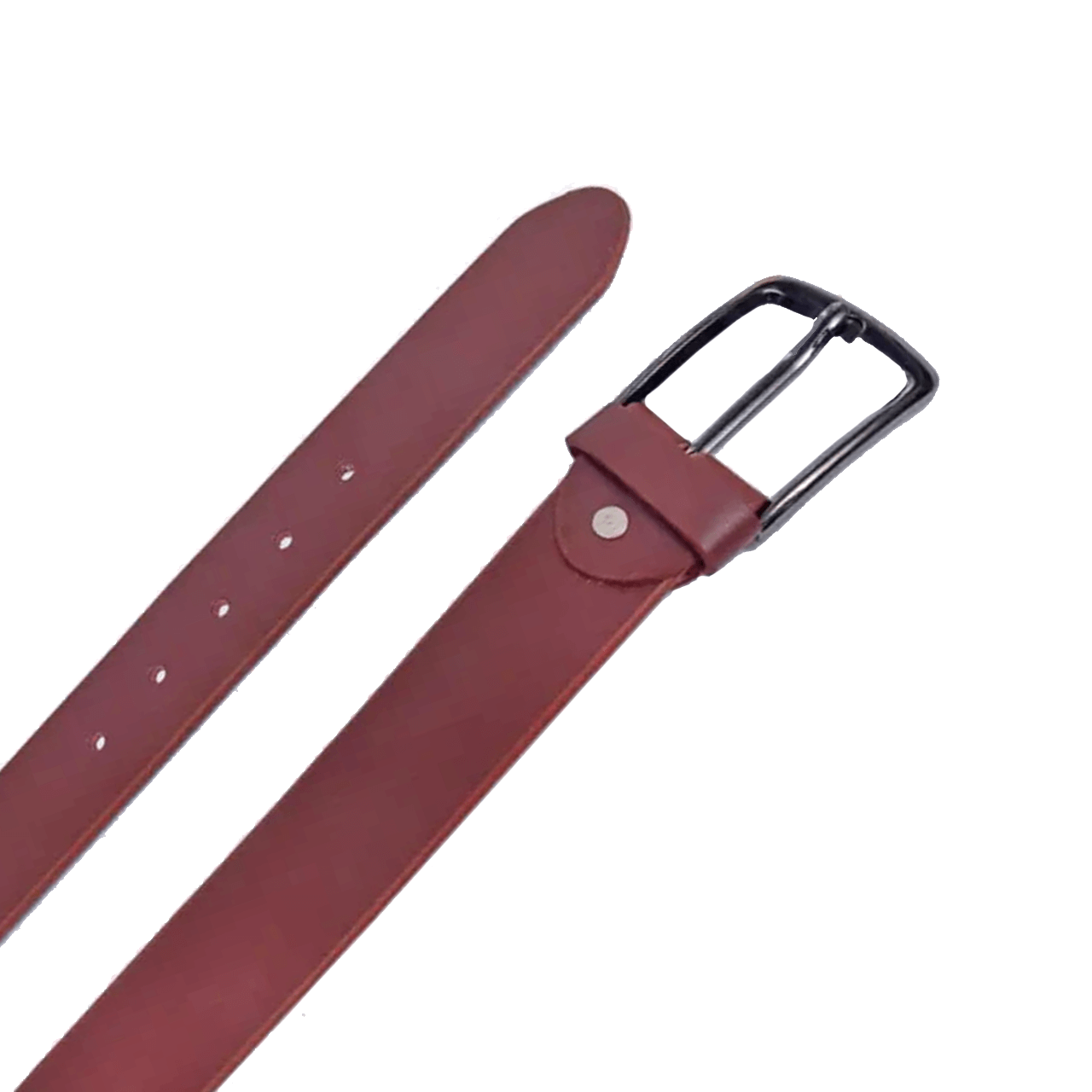 Mens red leather belt best sale