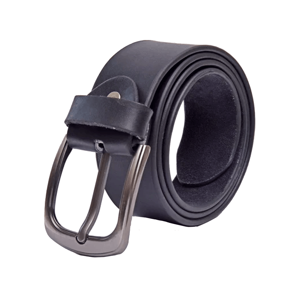 Mens Leather Belt Black Art #693