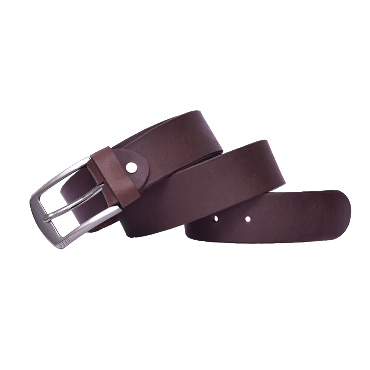 Mens Casual Leather Belt Brown Art #673